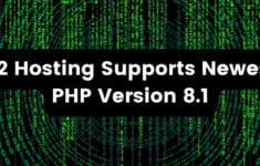 A2 Hosting Supports Newest PHP Version 8.1 logo