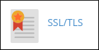 cPanel - Security - SSL/TLS icon