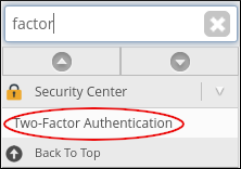 WebHost Manager - Two-Factor Authentication