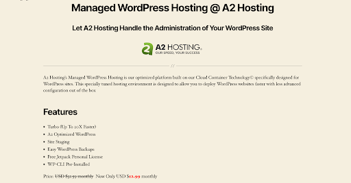 Sample WordPress page